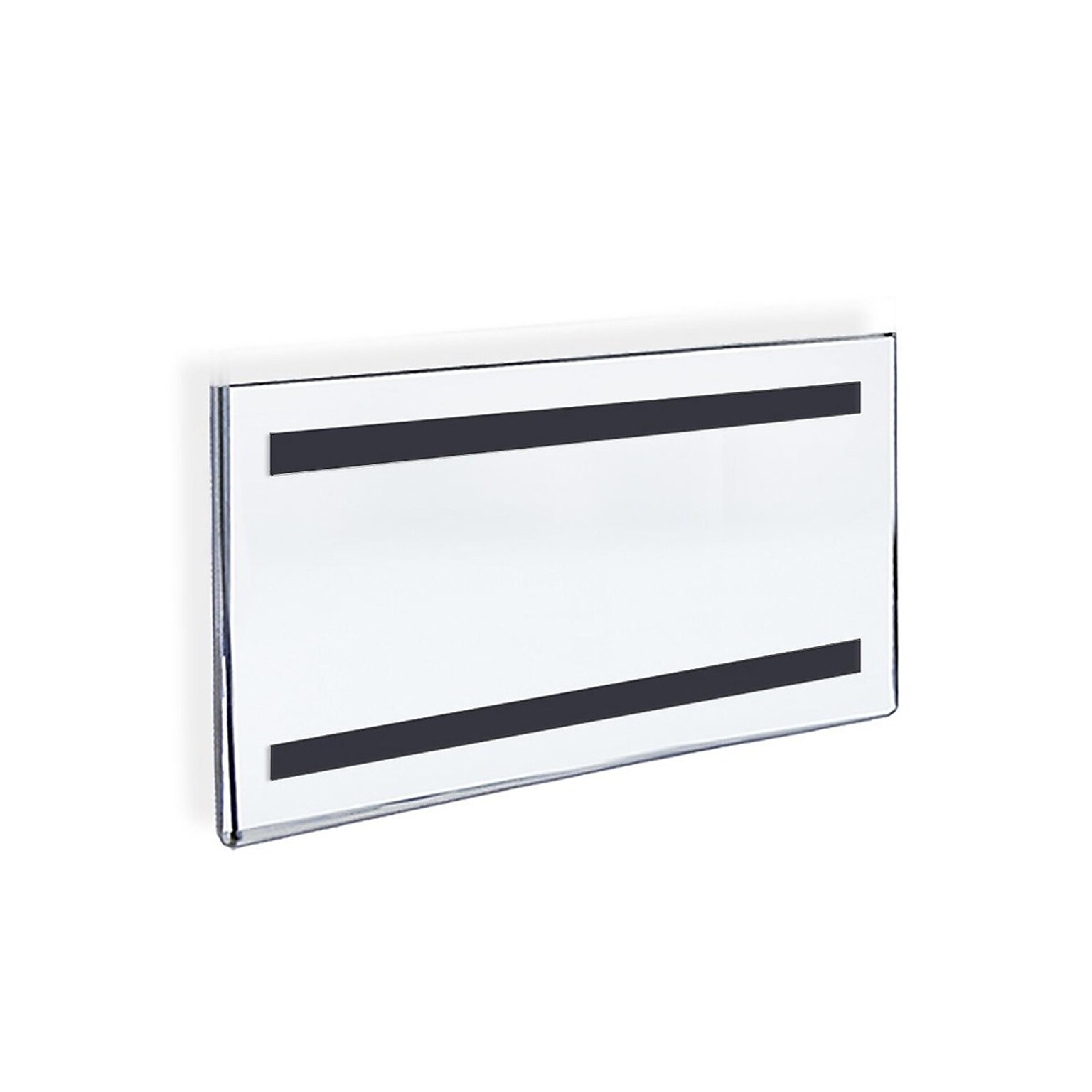 Azar Sign Holders, 11 x 17, Horizontal, Wall Mounted, Clear Acrylic, 10/Pack (129937)