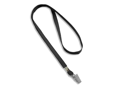 IDville 36 Lanyards, Black, 25/Pack (1341512BKC31)