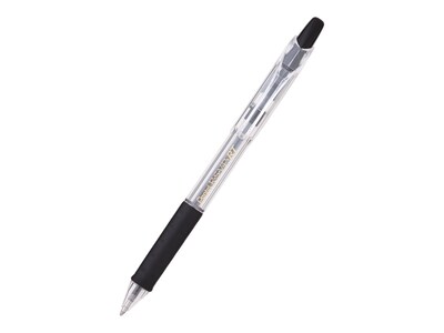 Pilot EasyTouch Retractable Ballpoint Pens, Fine Point, Black Ink, Dozen  (32210)