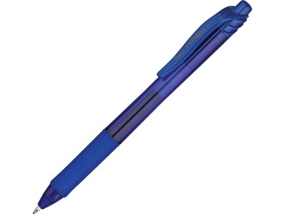 Pentel EnerGel-X RollerGel Retractable Gel Pens, Bold Point, Blue Ink, Dozen (BL110-C)