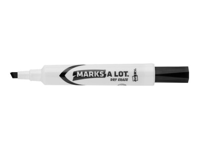 Avery Marks-A-Lot Dry Erase Marker, Chisel Tip, Black (24408)