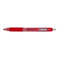 Zebra Pen Z-Grip Retractable Gel Pens, Medium Point, Red Ink, Dozen (42430)