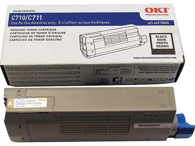 OKI 44318604 Black Standard Yield Toner Cartridge