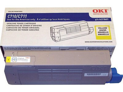 OKI 44318601 Yellow Standard Yield Toner Cartridge