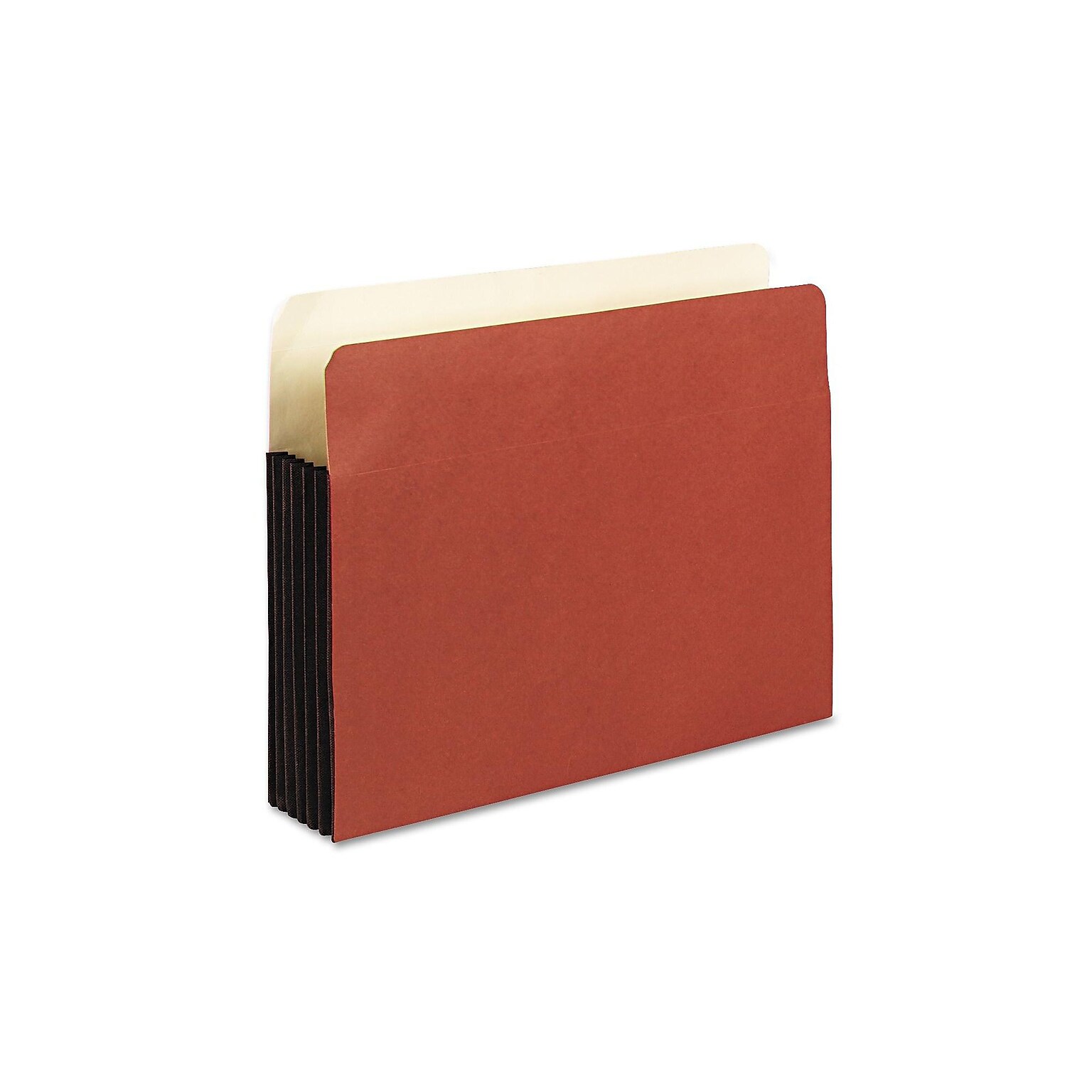 Pendaflex Watershed 30% Recycled File Pocket, 5 1/4 Expansion, Letter Size, Redrope, 10/Box (35344)