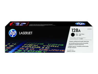 HP 128A Black Standard Yield Toner Cartridge   (CE320A)