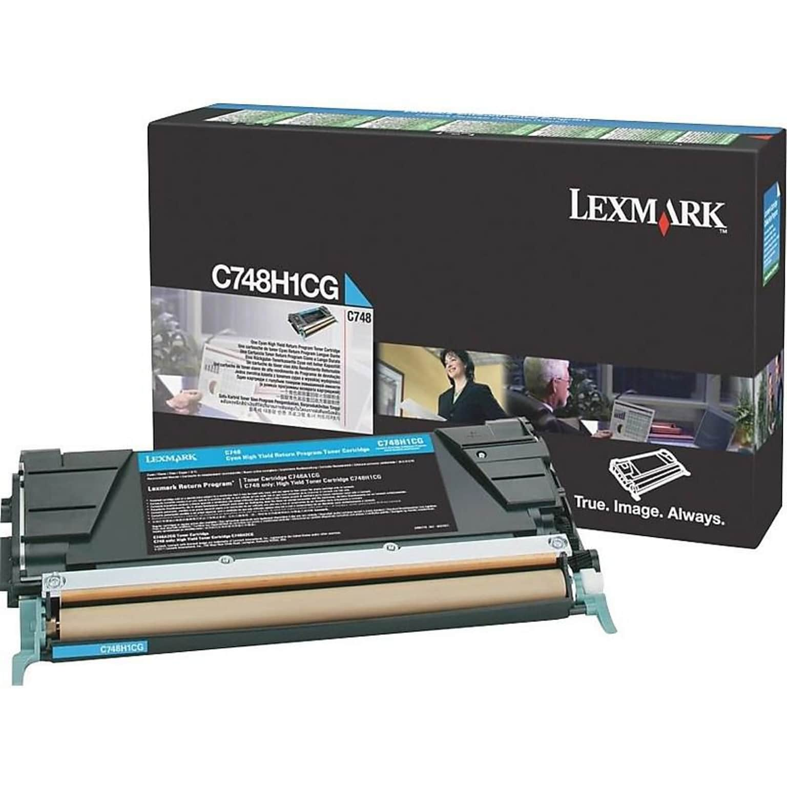 Lexmark C748 Cyan High Yield Toner Cartridge