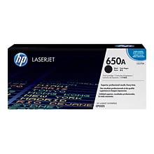 HP 650A Black Standard Yield Toner Cartridge (CE270A)