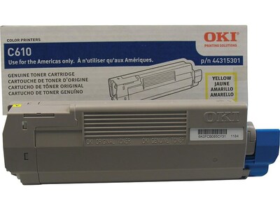 OKI 2675060 Yellow Standard Yield Toner Cartridge