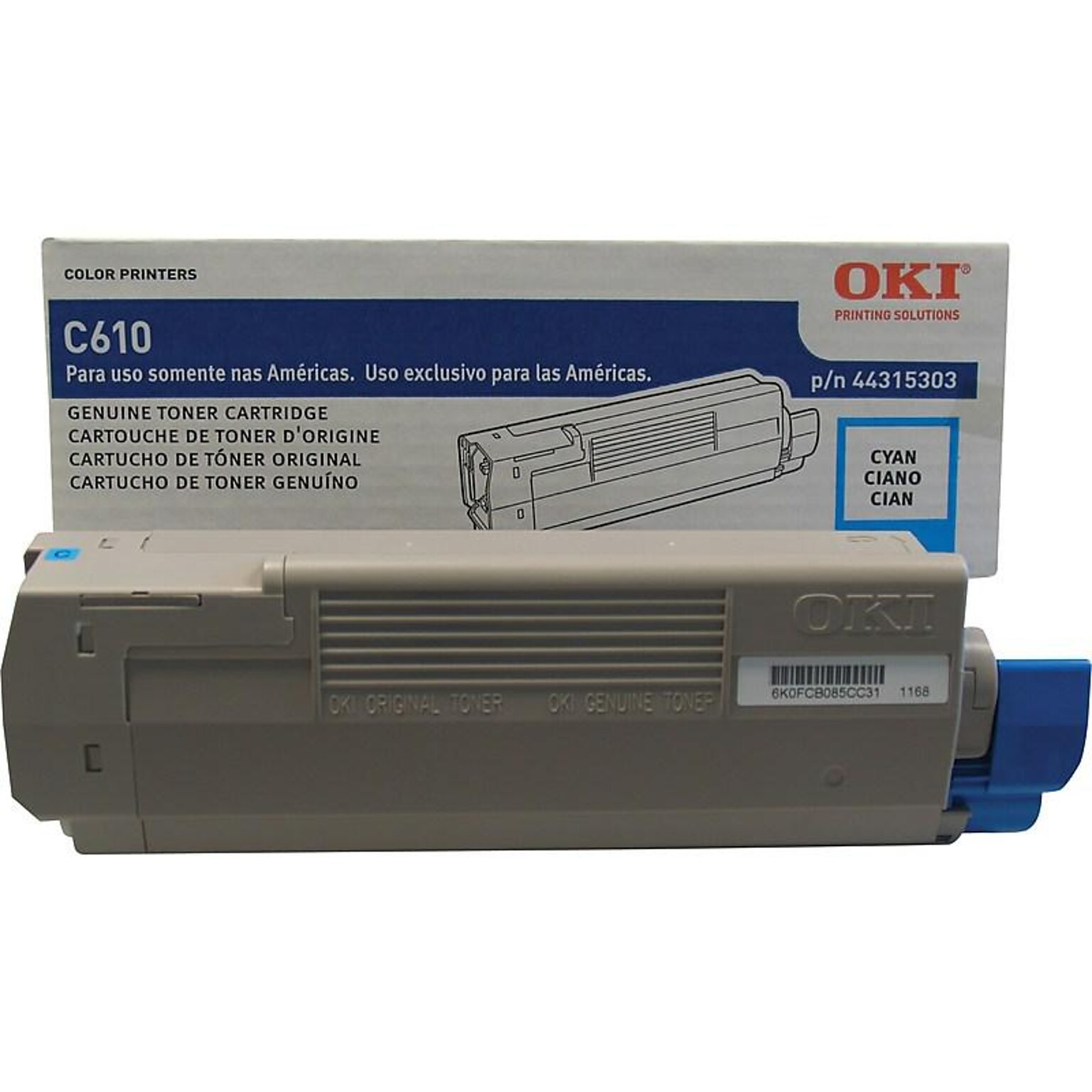 OKI 2675062 Cyan Standard Yield Toner Cartridge