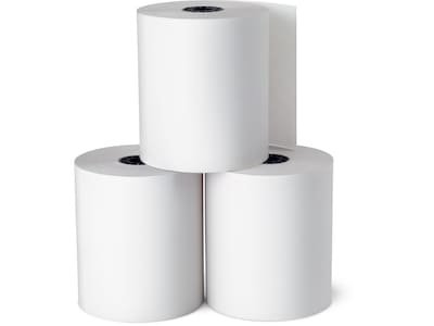 Staples® Thermal Cash Register/POS Rolls, 1-Ply, 3 1/8 x 230, 10/Pack (18229/21265)