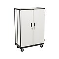 MooreCo Lockable 20-Unit Laptop Storage Cabinet, White (27541)
