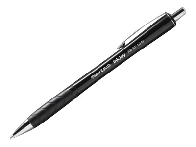 Paper Mate InkJoy 700 RT Retractable Ballpoint Pens, Medium Point, Black Ink, Dozen (1951372)