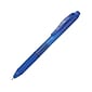 Pentel EnerGel-X Retractable Gel Pens, Fine Point, Blue Ink, 12/Pack (BLN105-C)