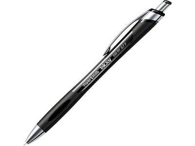 Paper Mate InkJoy 550 RT Retractable Ballpoint Pens, Fine Point, Black Ink, Dozen (1887955/1951355)