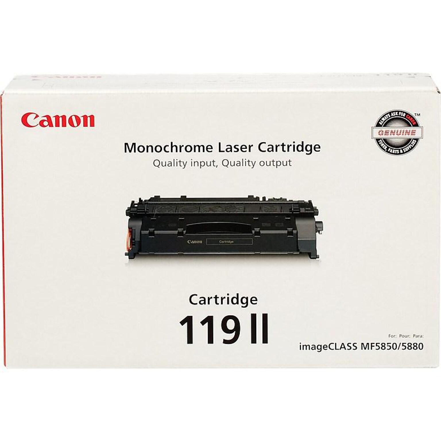 Canon 119 Black High Yield Toner Cartridge (3480B001)