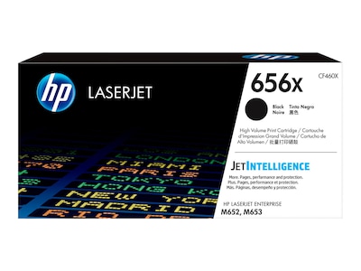 HP 656X Black High Yield Toner Cartridge (CF460X)