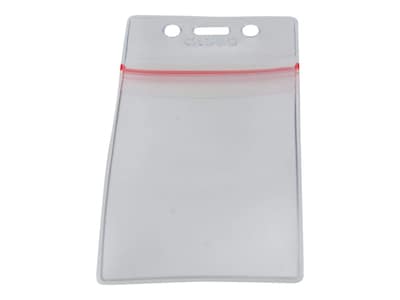 SICURIX ID Badge Holders, Clear, 50/Pack (47840)