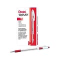 Pentel R.S.V.P. Ballpoint Pens, Fine Point, Red Ink, Dozen (BK90-B)