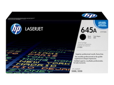 HP 645A Black Standard Yield Toner Cartridge (C9730A)