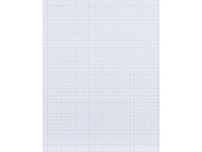 Ampad Graph Pad, 8.5 x 11, Graph Ruled, White, 40 Sheets/Pad (22-026)