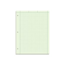Ampad Engineering Computation Pad, 8.5 x 11, Graph Ruled, Green tint, 200 Sheets/Pad (TOP22-144)