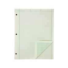 Ampad Engineering Computation Pad, 8.5 x 11, Graph Ruled, Green tint, 200 Sheets/Pad (TOP22-144)