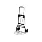 Safco STOW AWAY Collapsible Hand Truck, 275 lbs., Aluminum/Black (4062)