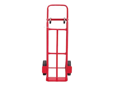 Safco Convertible Heavy-Duty Hand Truck, 600 lbs., Red (4086R)