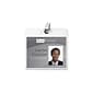 SICURIX Standard 3 1/2" x 2 1/2" ID Badge Holders, Clear, 50/Box (67850)