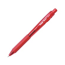 Pentel WOW! Retractable Ballpoint Pens, Medium Point, Red Ink, Dozen (BK440-B)