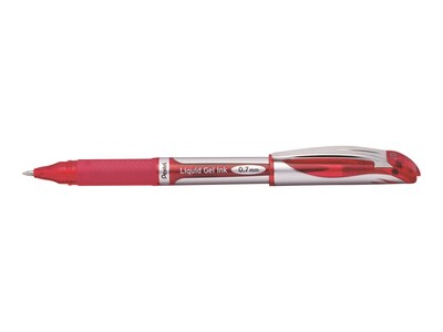 Pentel EnerGel Deluxe Gel Pens, Medium Point, Red Ink, Dozen (BL57-B)