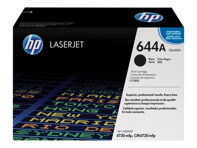 HP 644A Black Standard Yield Toner Cartridge (Q6460A)
