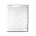 Rediform Incoming/Outgoing Call Register, 8.5 x 11, White, 100 Sheets/Pad (50111)