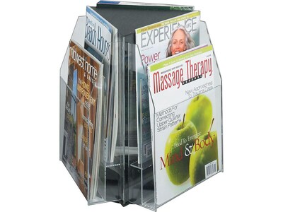Safco Reveal Magazine Holder, Clear Plastic (5698CL)
