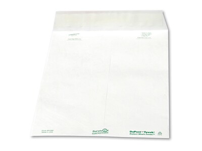 Quality Park Survivor Tyvek Self Seal Catalog Envelopes, 13" x 10", White, 100/Box (QUAR1580)
