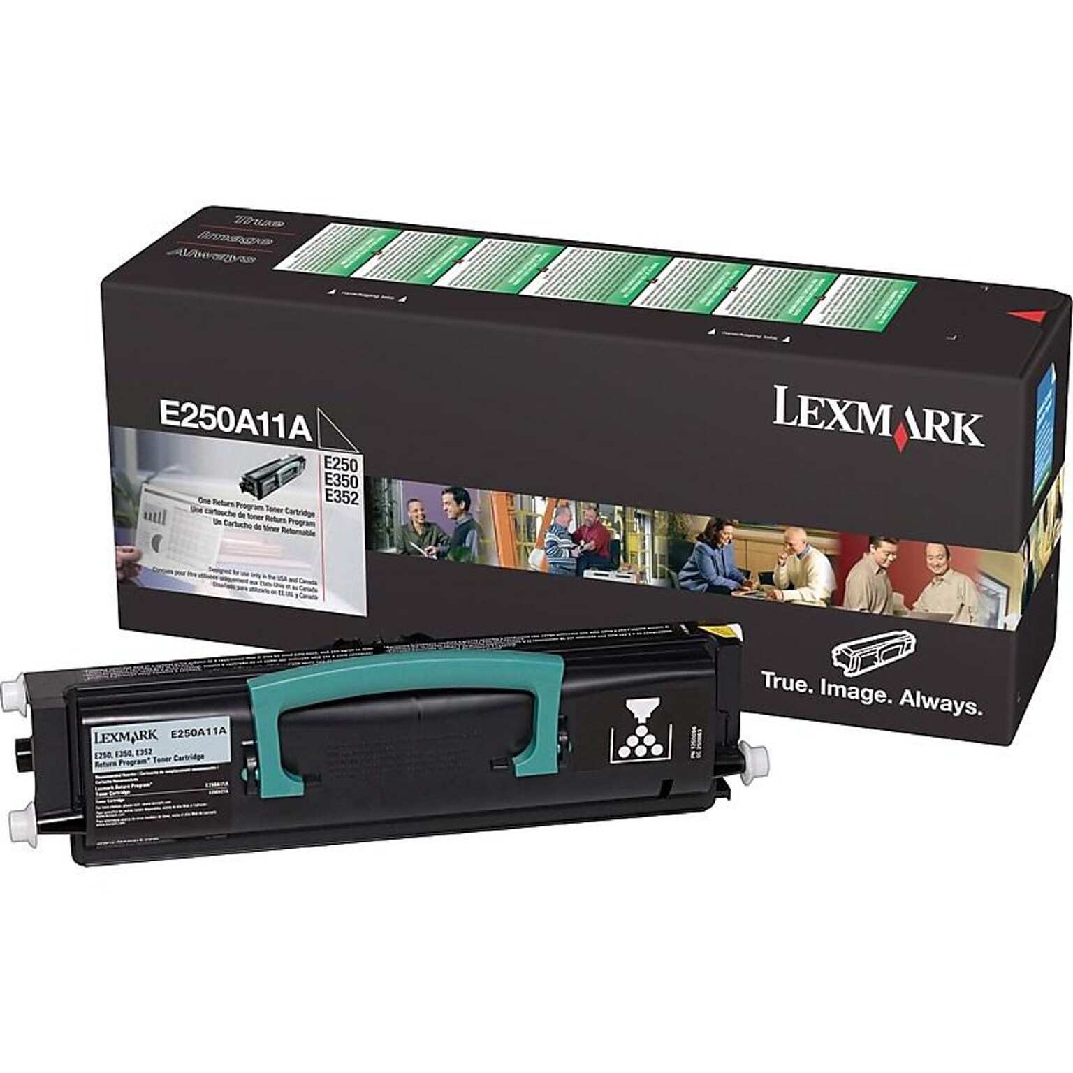 Lexmark E250A11A Black Standard Yield Toner Cartridge