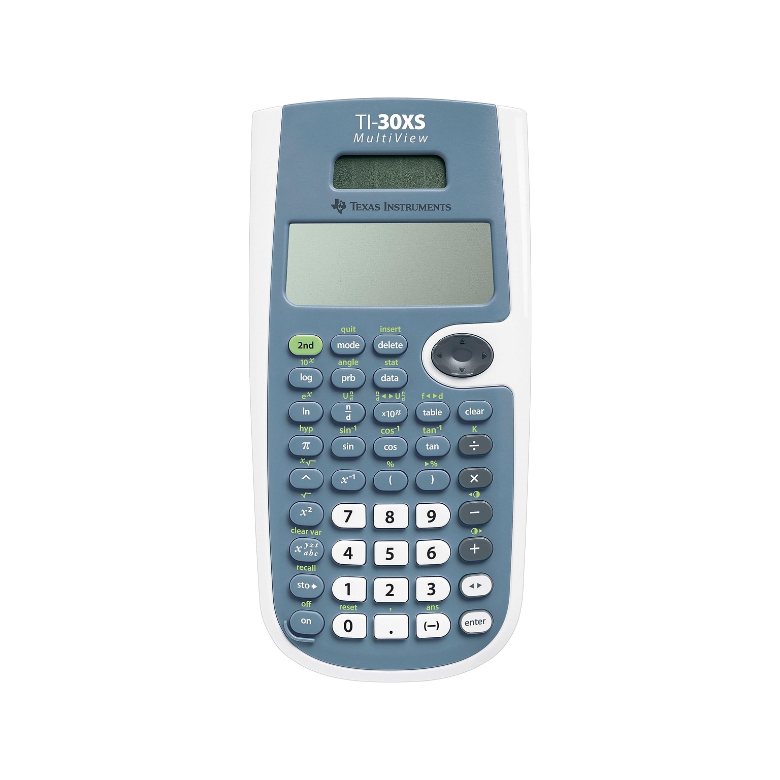 Texas Instruments MultiView TI-30XS 16 Digit Scientific Calculator, Blue/White