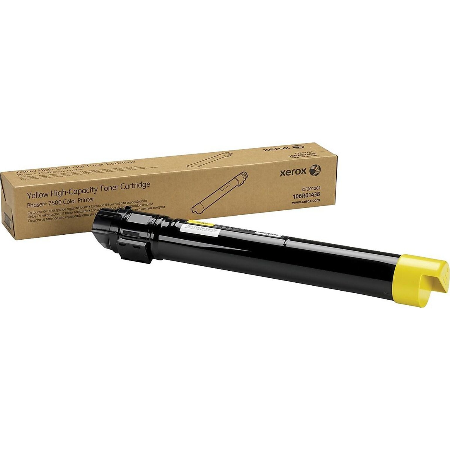 Xerox 106R01438 Yellow High Yield Toner Cartridge