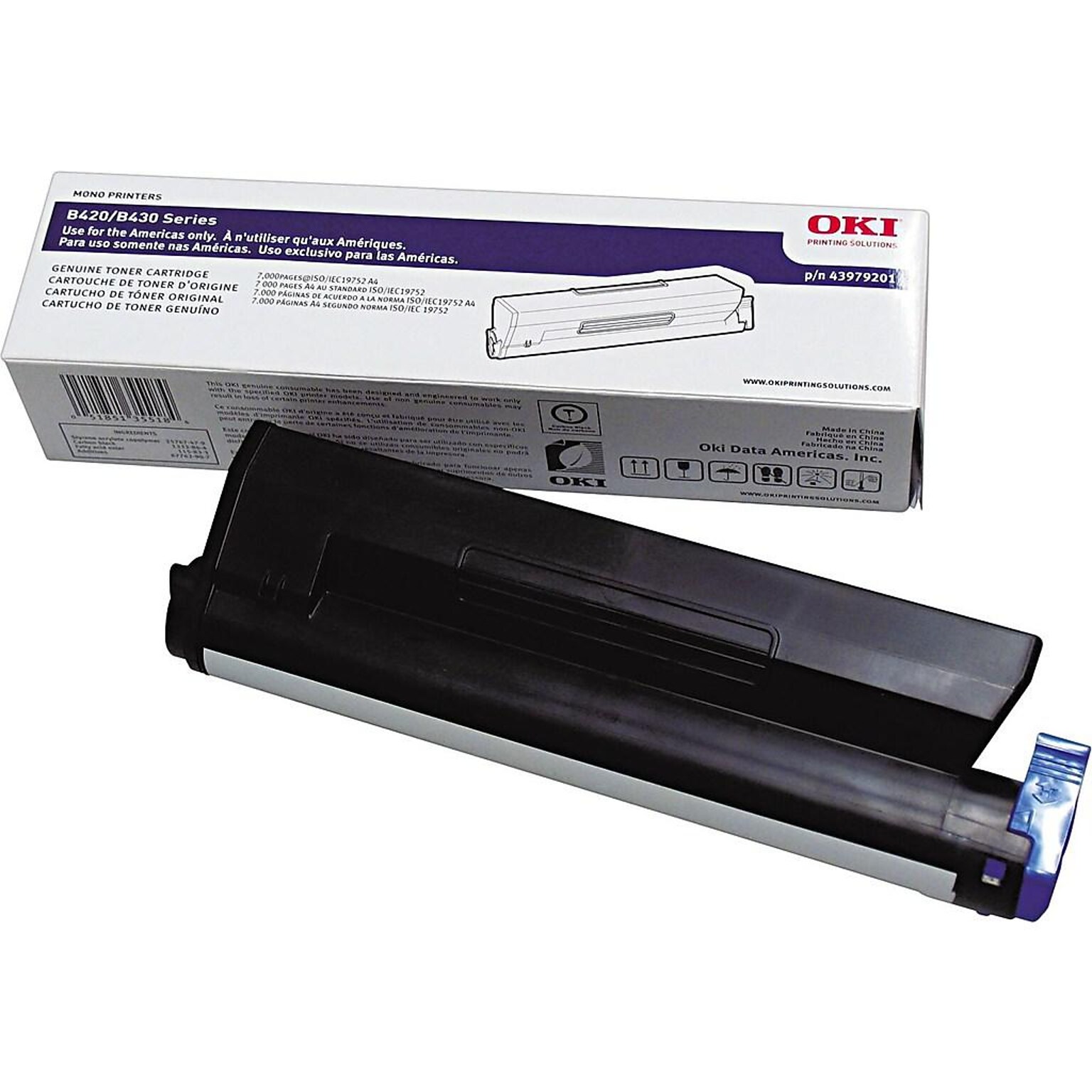 OKI 2251777 Black Standard Yield Toner Cartridge