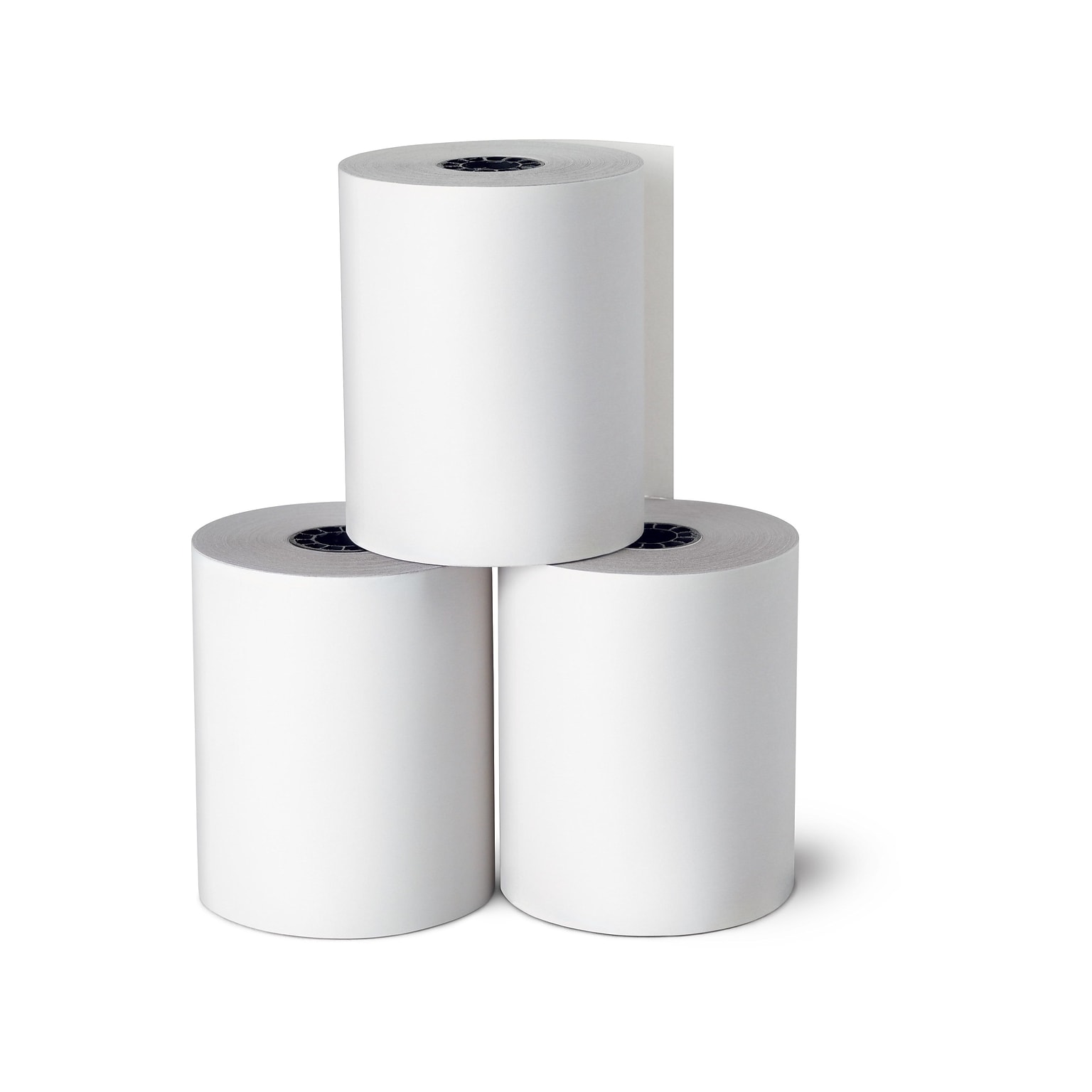 Staples® Bond POS/Cash Register Roll, 1-Ply, 3 x 150, 7/16 core, 92 Bright, 50/Carton (28407/3504)