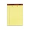 TOPS The Legal Pad Notepads, 8.5 x 11.75, Wide Ruled, Canary, 50 Sheets/Pad, 12 Pads/Pack (TOP 753