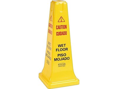 Rubbermaid Caution Cone, 25.8", Yellow (FG627777YEL)