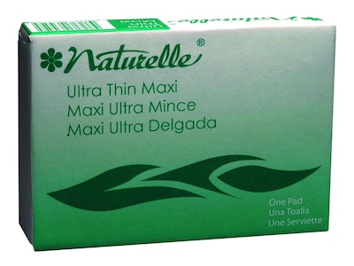 Naturelle #4 Ultra Thin Maxi Pads, Unscented, 200/Carton (25169798)