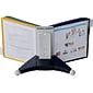 DURABLE Desktop Reference System, 10 Double-Sided Panels, Letter-Size, Assorted Colors, SHERPA Design (554200)