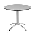 ICEBERG CaféWorks Round Table, 36D x 36W, Gray (65621)