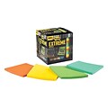 Post-it® Extreme Notes, 3 x 3, Orange, Green, Mint, Yellow, 12 Pads/Pack (EXTRM33-12TRYX)