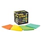 Post-it® Extreme Notes, 3 x 3, Orange, Green, Mint, Yellow, 12 Pads/Pack (EXTRM33-12TRYX)