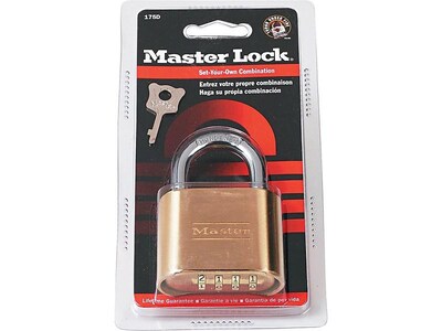 Master Lock Combination Padlock, Each (175D)