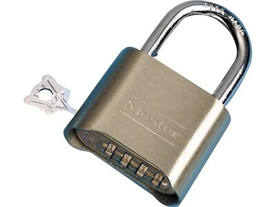 Master Lock 1500D Black Dial Preset Combination Padlock - Each